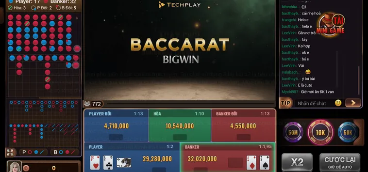 Baccarat BigWin Tại BomWin Sảnh Cược Đẳng Cấp Đỉnh Cao Nhất Hiện Nay
