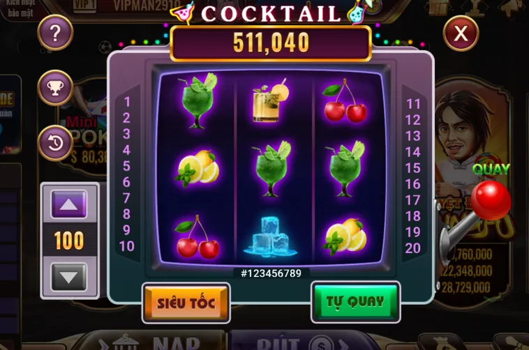 Slot Game Cocktail Tại BomWin Sân Chơi Đẳng Cấp Cho Giới Trẻ Săn Thưởng