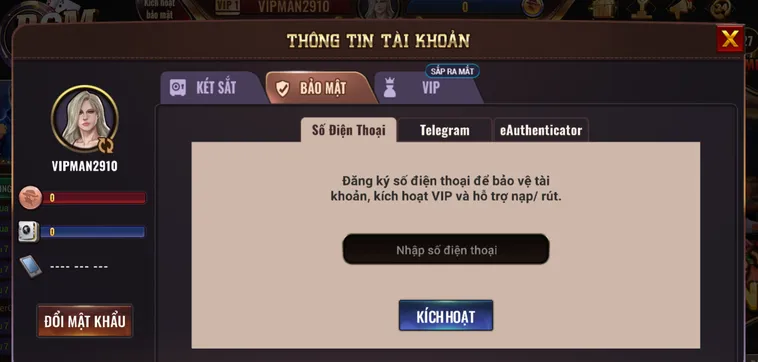 Kích Hoạt Số Điện Thoại Là Phương Thức Bảo Mật Tài Khoản Tuyệt Đối Cho Tài Khoản Của Bạn