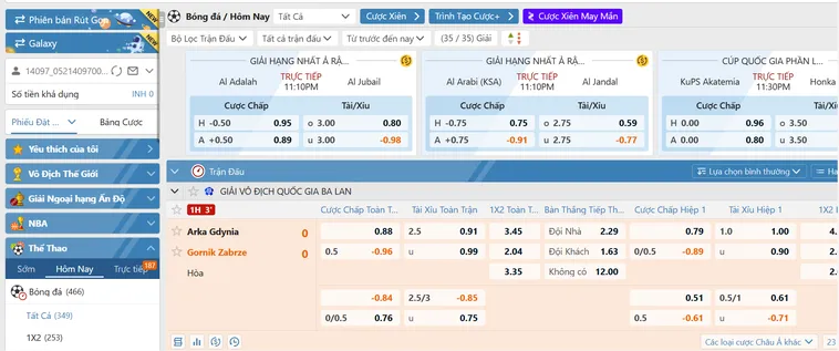 SABA Sports Tại BomWin Thiên Đường Cá Cược Thể Thao Đẳng Cấp Quốc Tế